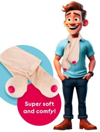 Scarf with two boobs Boss of toys