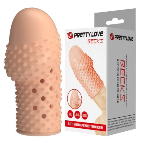 Pretty Love Penis Sleeve - Becks (Flesh) Boss of toys