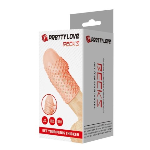 Pretty Love Penis Sleeve - Becks (Flesh) Boss of toys