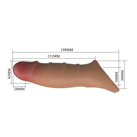 Pretty Love Penis Sleeve - Damell Brown Boss of toys