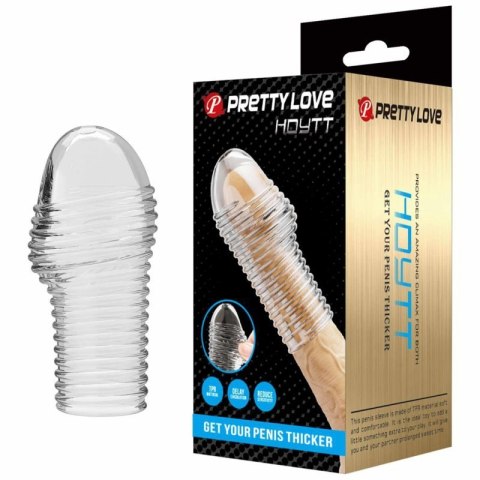 Pretty Love Penis Sleeve - Hoytt (Clear) Boss of toys