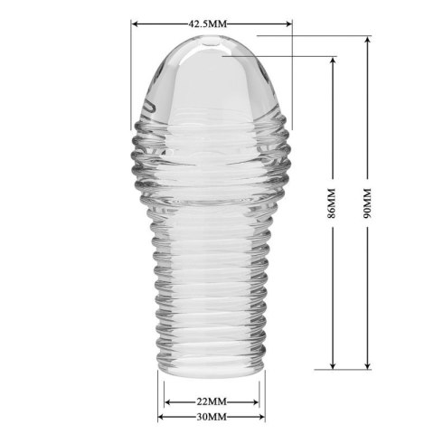 Pretty Love Penis Sleeve - Hoytt (Clear) Boss of toys