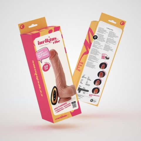 CRUSHIOUS LIQUID SILICONE VIBRATOR INVIKTUS VIBE 7.5 FLESH Boss of toys