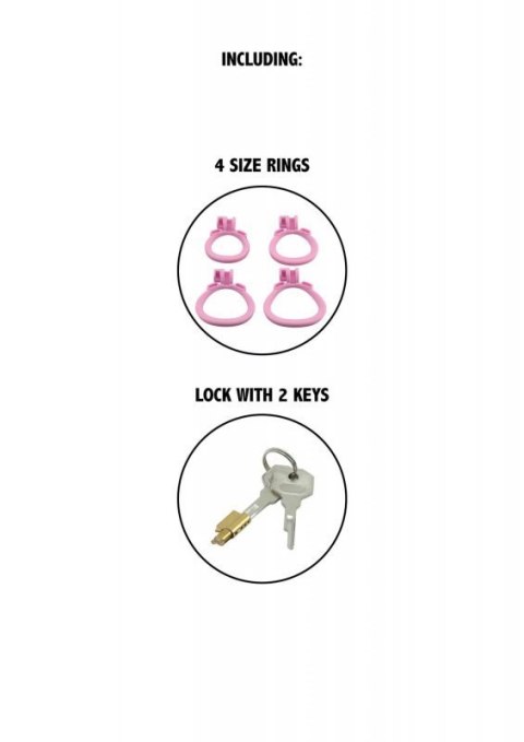 Penis Prison Cock Cage Short Pink Boss of toys