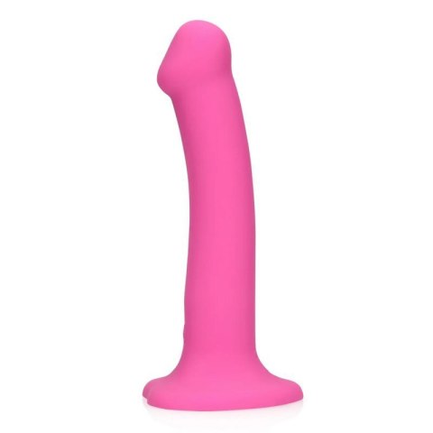 Non-Phallic Vibrating Dildo - Medium - Powerful Pink Boss of toys