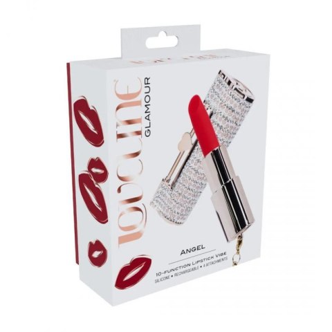 Angel - Lipstick Vibrator with 4 Attachments - Pink Boss of toys