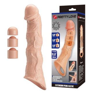 Pretty Love Extension Penis Sleeve with Modular Length Blocks - 28 cm Boss of toys