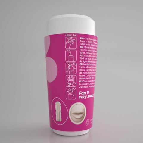 CRUSHIOUS FAPPUCINO SWEET KISS PORTABLE ORAL MASTURBATOR Boss of toys