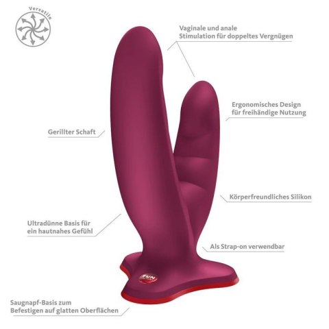 Fun Factory - Ryde wine red Boss of toys