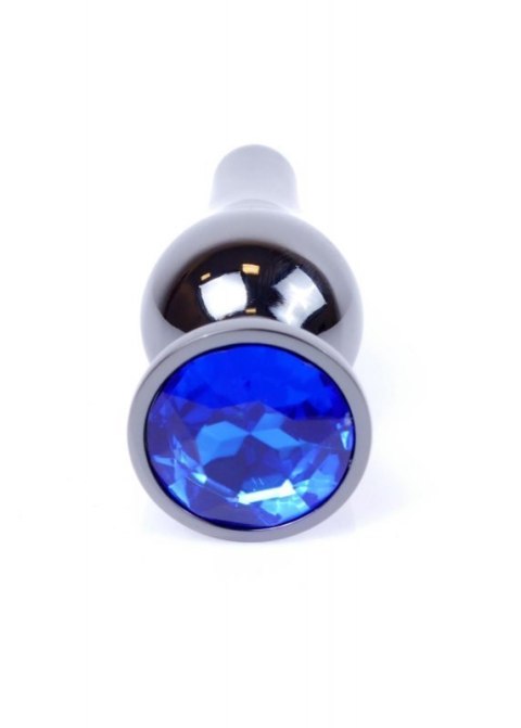 MyLove Toys - Jewellery Dark Silver BUTT PLUG- Dark Blue Boss of toys