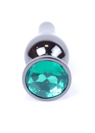 MyLove Toys - Jewellery Dark Silver BUTT PLUG- Green Boss of toys