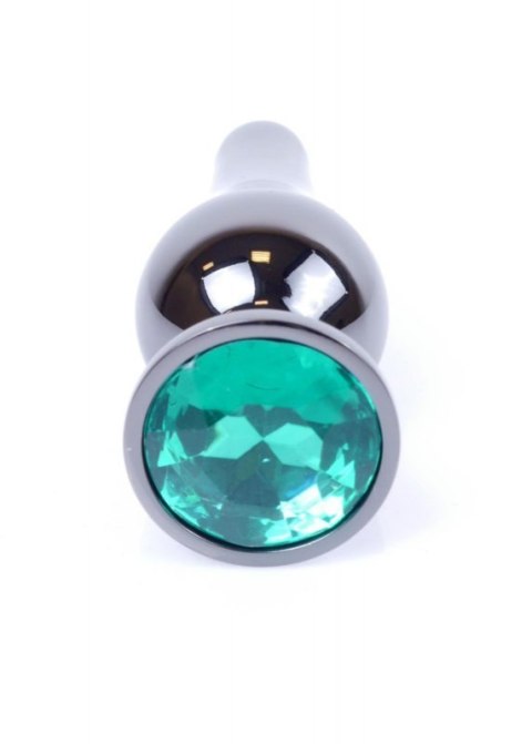MyLove Toys - Jewellery Dark Silver BUTT PLUG- Green Boss of toys