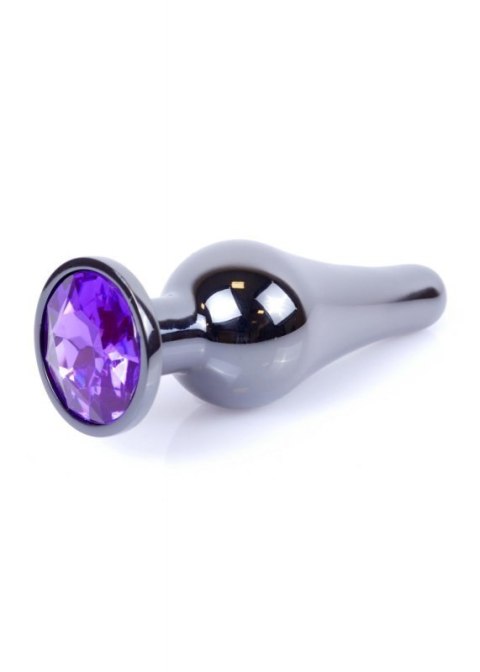 MyLove Toys - Jewellery Dark Silver BUTT PLUG- Purple Boss of toys