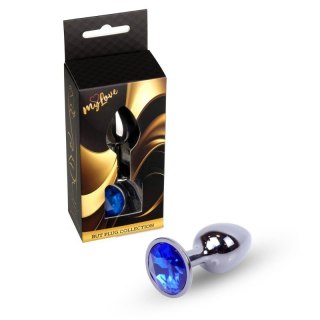 MyLove Toys - Jewellery Dark Silver PLUG- Dark Blue Boss of toys