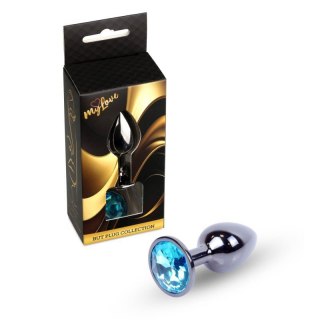 MyLove Toys - Jewellery Dark Silver PLUG- Light Blue Boss of toys