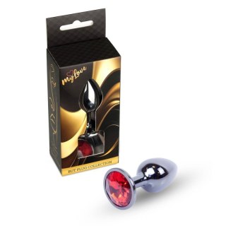 MyLove Toys - Jewellery Dark Silver PLUG- Red Boss of toys