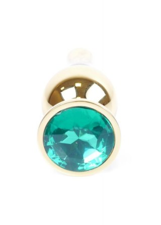 MyLove Toys - Jewellery Gold BUTT PLUG- Green Boss of toys