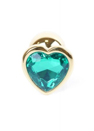 MyLove Toys - Jewellery Gold Heart PLUG- Green Boss of toys