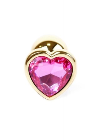 MyLove Toys - Jewellery Gold Heart PLUG- Pink Boss of toys