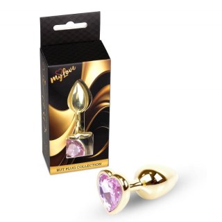 MyLove Toys - Jewellery Gold Heart PLUG- Rose Boss of toys