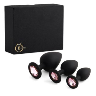 Jewellery - Silicone PLUG - SET Black Boss of toys