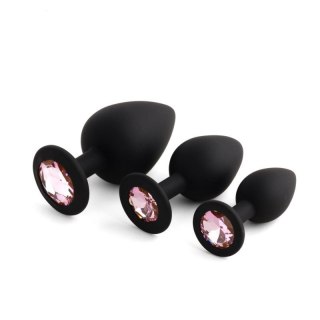 Jewellery - Silicone PLUG - SET Black Boss of toys