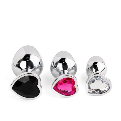 Jewellery - Silver Heart PLUG - SET Boss of toys
