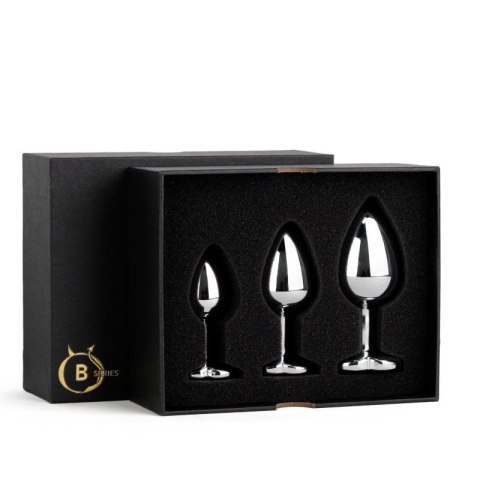 Jewellery - Silver Heart PLUG - SET Boss of toys