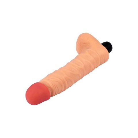 Soft vibrator with testicles 21 cm - The Real Deal Boss of toys