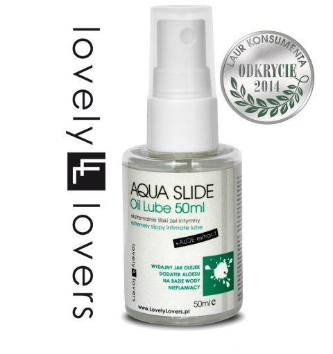 Aqua Slide Oil Lube Lubrykant 50 Ml Lovely Lovers Lovely Lovers
