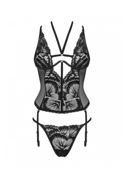 Bielizna-Alessya gorset czarny XS/S Boss of toys
