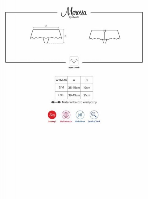 Bielizna-Merossa figi otwarte L/XL Boss of toys