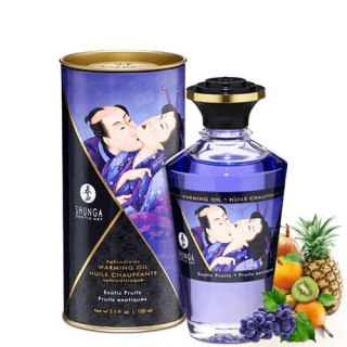 Jadalny Olejek Rozgrzewający Do Miejsc Intymnych O Smaku Owoców Egzotycznych Aphrodisiac Warming Oil Exotic Fruits 100Ml Shunga Shunga