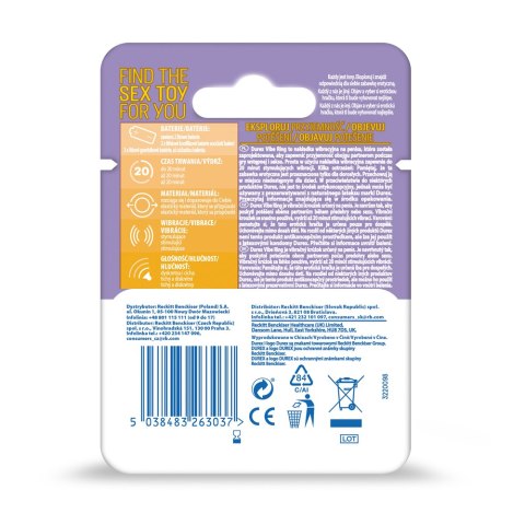 Nakładka wibrująca Vibe Ring Durex Durex