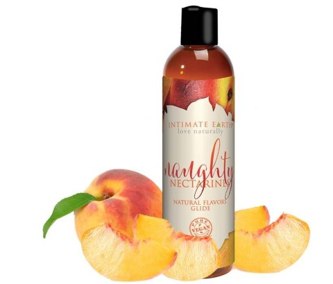 Naughty Nectarines Natural Flavors Glide 120Ml Intimate Earth Intimate Earth