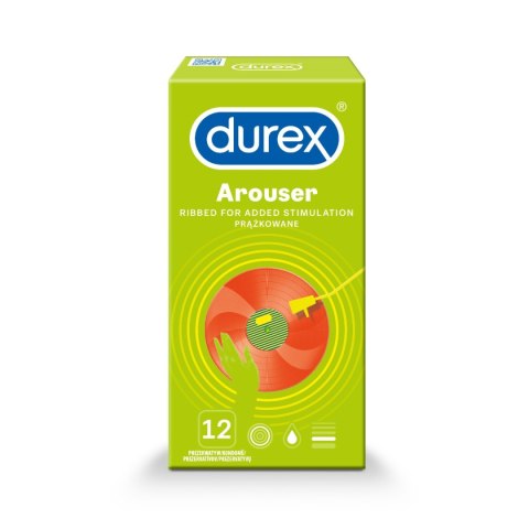 Prezerwatywy Lateksowe Z Prążkami Arouser 12 Szt. Durex Durex