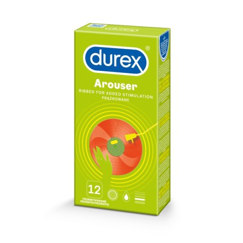 Prezerwatywy Lateksowe Z Prążkami Arouser 12 Szt. Durex Durex