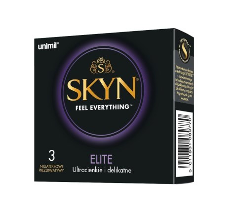 Skyn Elite Prezerwatywy Nielateksowe 3 Szt. Unimil Unimil