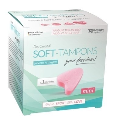 Soft Tampons Mini Tampony Bez Sznurka 3 Sztuki JoyDivision JoyDivision