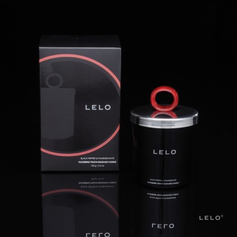 Świeczka Do Masażu O Zapachu Czarnego Pieprzu I Granatu Flickering Touch Massage Candle Black Pepper & Pomegranate 150G Lelo Lelo