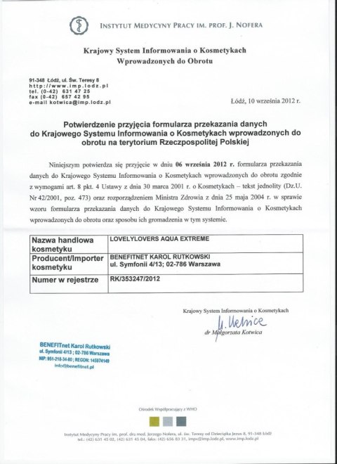 Wydajny Lubrykant Na Bazie Wody I Silikonu Aqua Extreme Lube 150 Ml Lovely Lovers Lovely Lovers