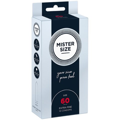 Condoms 60 Mm 10 Pieces Mister.Size Mister Size