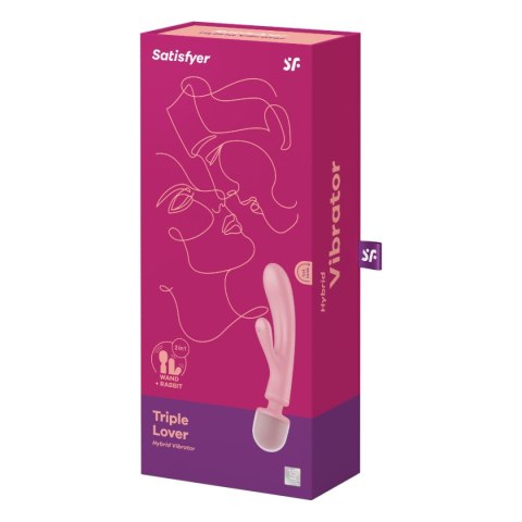Dwustronny Wibrator Triple Lover Pink Satisfyer Satisfyer