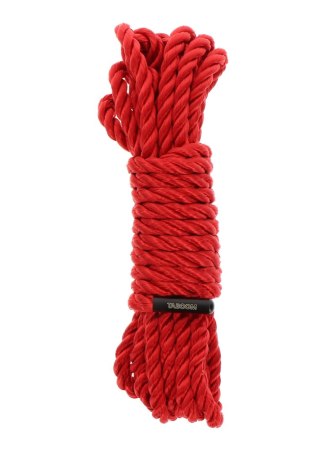 Lina Do Wiązania Bondage Rope 5 Meter 7 Mm Red Taboom Taboom