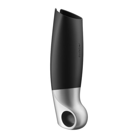 Masturbator Sterowany Aplikacją Power Black / Silver Satisfyer Satisfyer