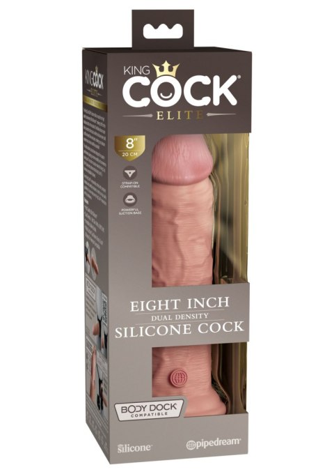 Miękkie Silikonowe Dildo Z Twardszym Rdzeniem 8 Inch Dual Density Silicone Cock Light King Cock King Cock