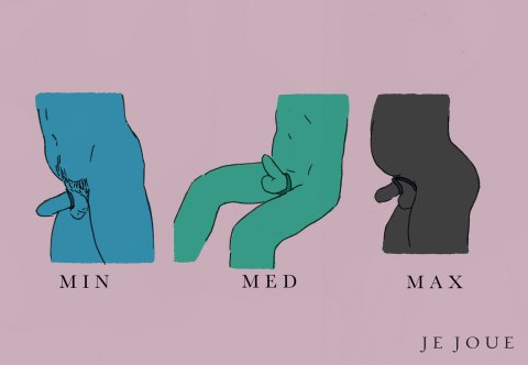 Zestaw Trzech Rozciągliwych Silikonowych Pierścieni Erekcyjnych Silicone Cock Ring Trio - All 3 Stretch Levels Je Joue Je Joue