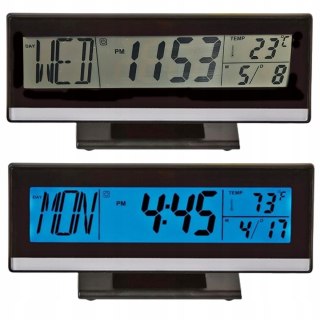 Budzik elektroniczny cyfrowy z wyświetlaczem termometr data alarm zegarek Fortrade