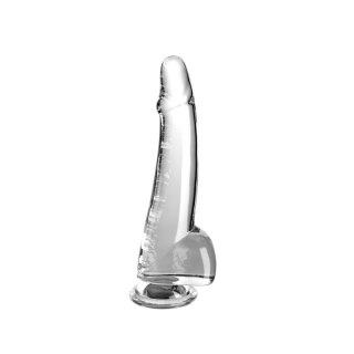 Dildo 25Cm King Cock Clear With Balls Pipedream King Cock