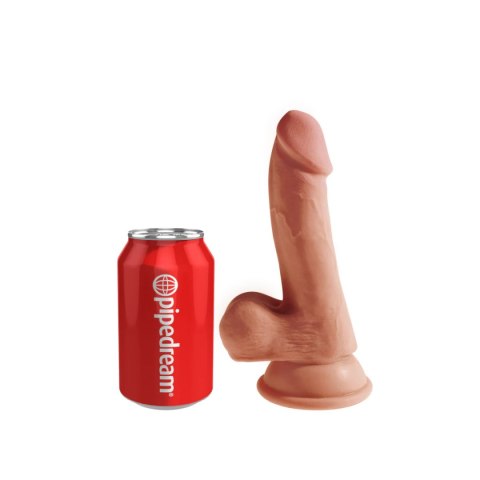 Dildo Plus 17Cm King Cock Triple Density With Balls Tan Pipedream King Cock